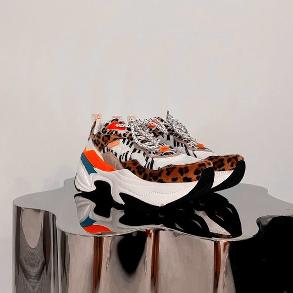 SOLD Buffalo Crevis P1 Multi-Animal Print Sneakers Size 36 - Picture 7 of 7